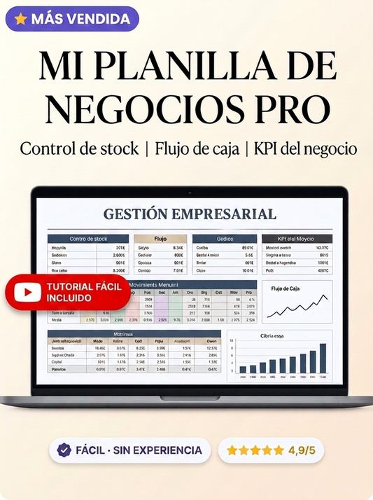 Mi Planilla de Negocios PRO - Ordená tu Negocio en Minutos